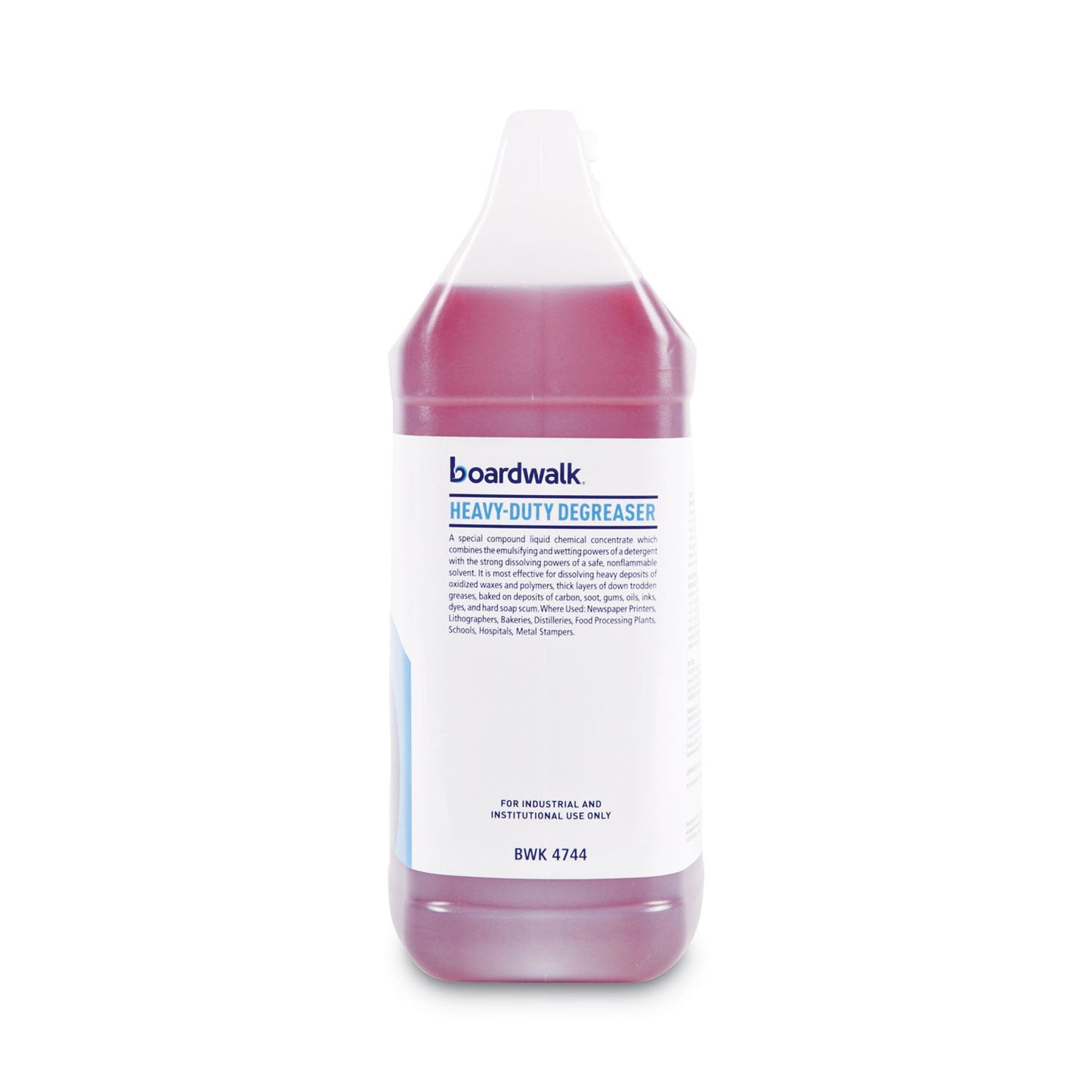 Boardwalk Heavy-Duty Degreaser, 1 Gallon Bottle, 4/Carton