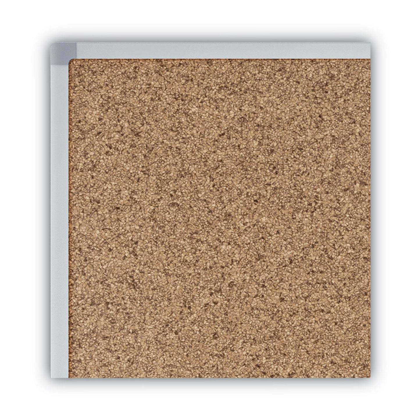 Mead Cork Bulletin Board, 24 x 18, Silver Aluminum Frame