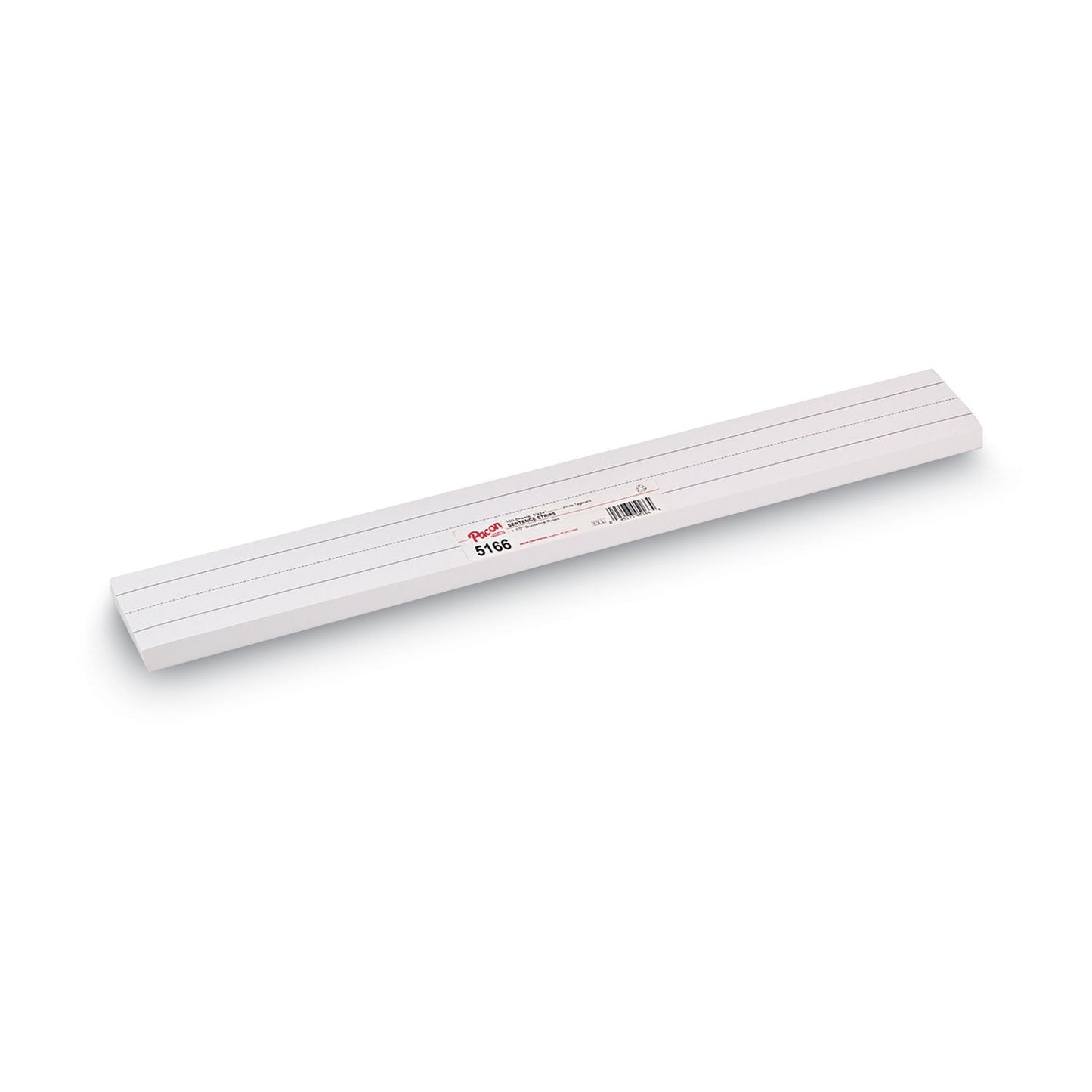 Pacon Sentence Strips, 24 x 3, White, 100/Pack