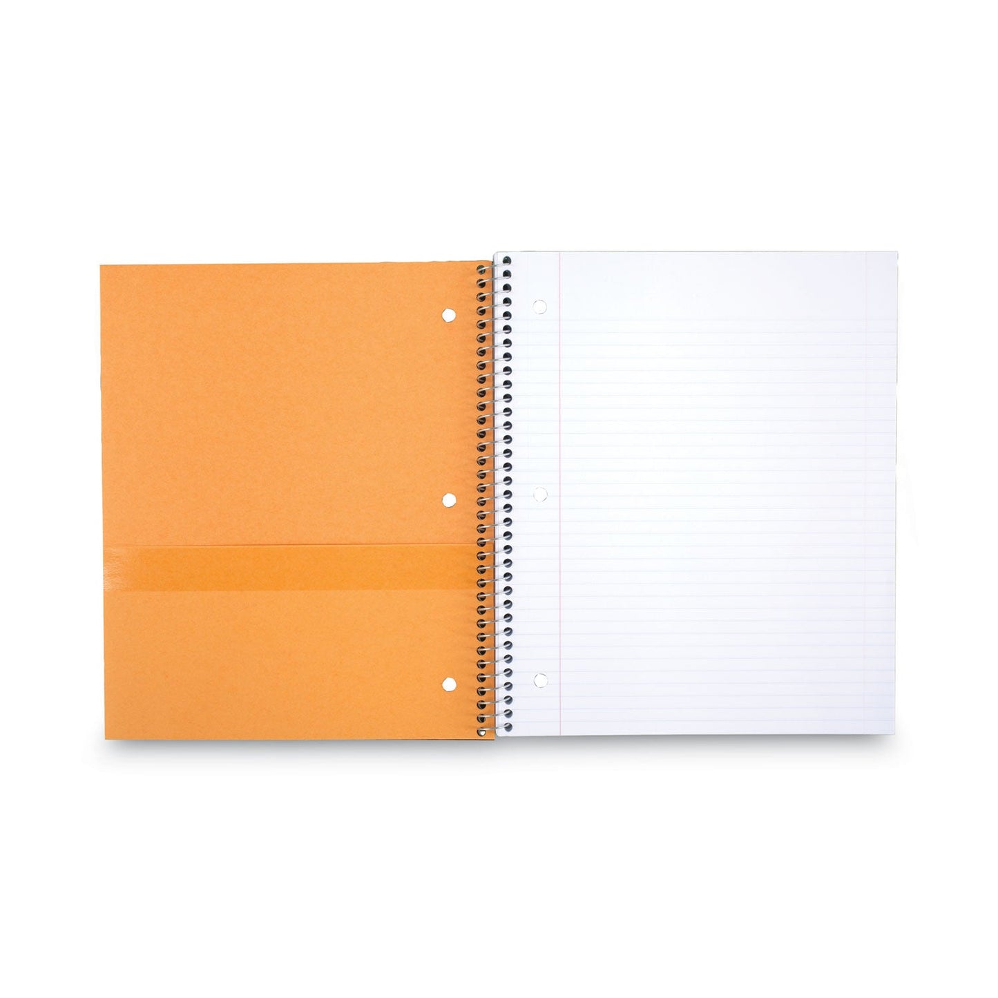 Five Star Wirebound Notebook, 1 Subject, Medium/College Rule, Black Cover, 11 x 8.5, 100 Sheets