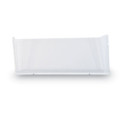 deflecto Unbreakable DocuPocket Wall File, Legal Size, 17.5"  x 3" x 6.5", Clear