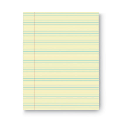 Universal Glue Top Pads, Narrow Rule, 50 Canary-Yellow 8.5 x 11 Sheets, Dozen