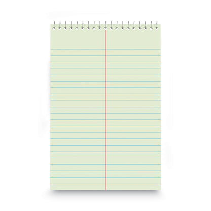 Universal Steno Pads, Gregg Rule, Red Cover, 80 Green-Tint 6 x 9 Sheets