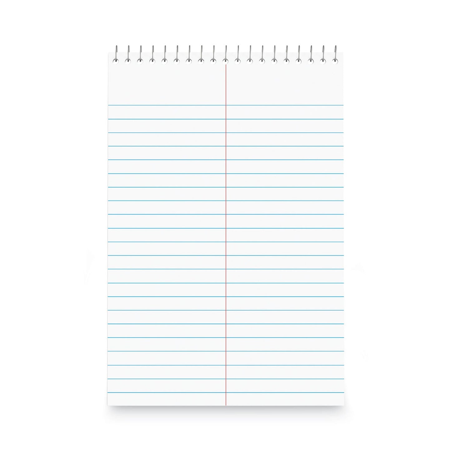Universal Steno Pads, Gregg Rule, Red Cover, 80 White 6 x 9 Sheets, 6/Pack