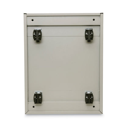Alera File Pedestal, Left or Right, 3-Drawers: Box/Box/File, Legal/Letter, Putty, 14.96" x 19.29" x 27.75"