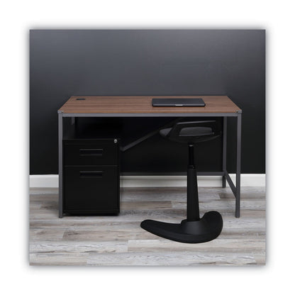 Alera File Pedestal, Left or Right, 2-Drawers: Box/File, Legal/Letter, Black, 14.96" x 19.29" x 21.65"