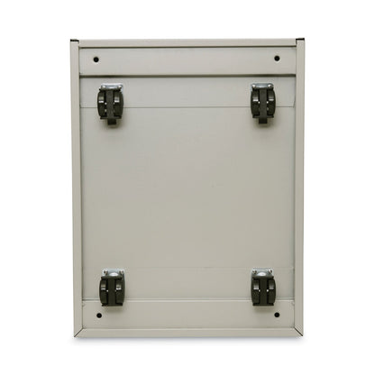 Alera File Pedestal, Left or Right, 2-Drawers: Box/File, Legal/Letter, Putty, 14.96" x 19.29" x 21.65"