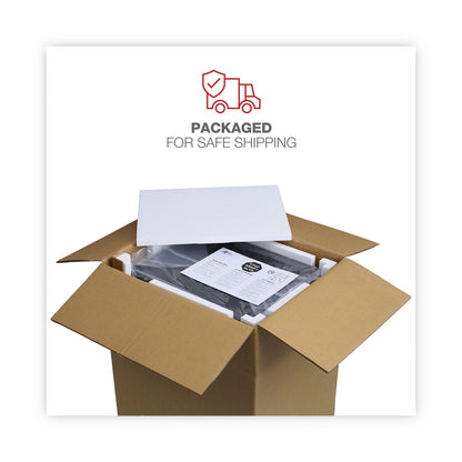 Alera File Pedestal with Full-Length Pull, Left or Right, 3-Drawers: Box/Box/File, Legal/Letter, Black, 14.96" x 19.29" x 27.75"