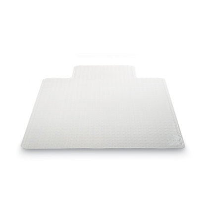 deflecto DuraMat Moderate Use Chair Mat, Low Pile Carpet, Roll, 36 x 48, Lipped, Clear