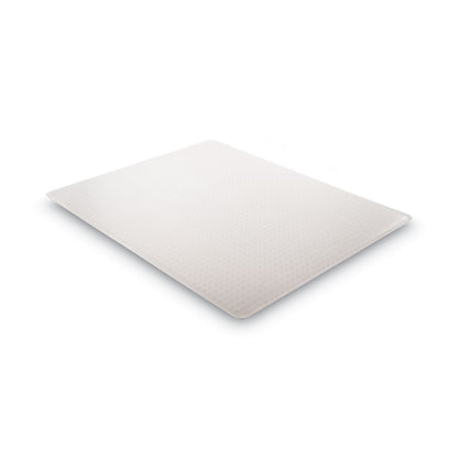 deflecto DuraMat Moderate Use Chair Mat, Low Pile Carpet, Roll, 46 x 60, Rectangle, Clear
