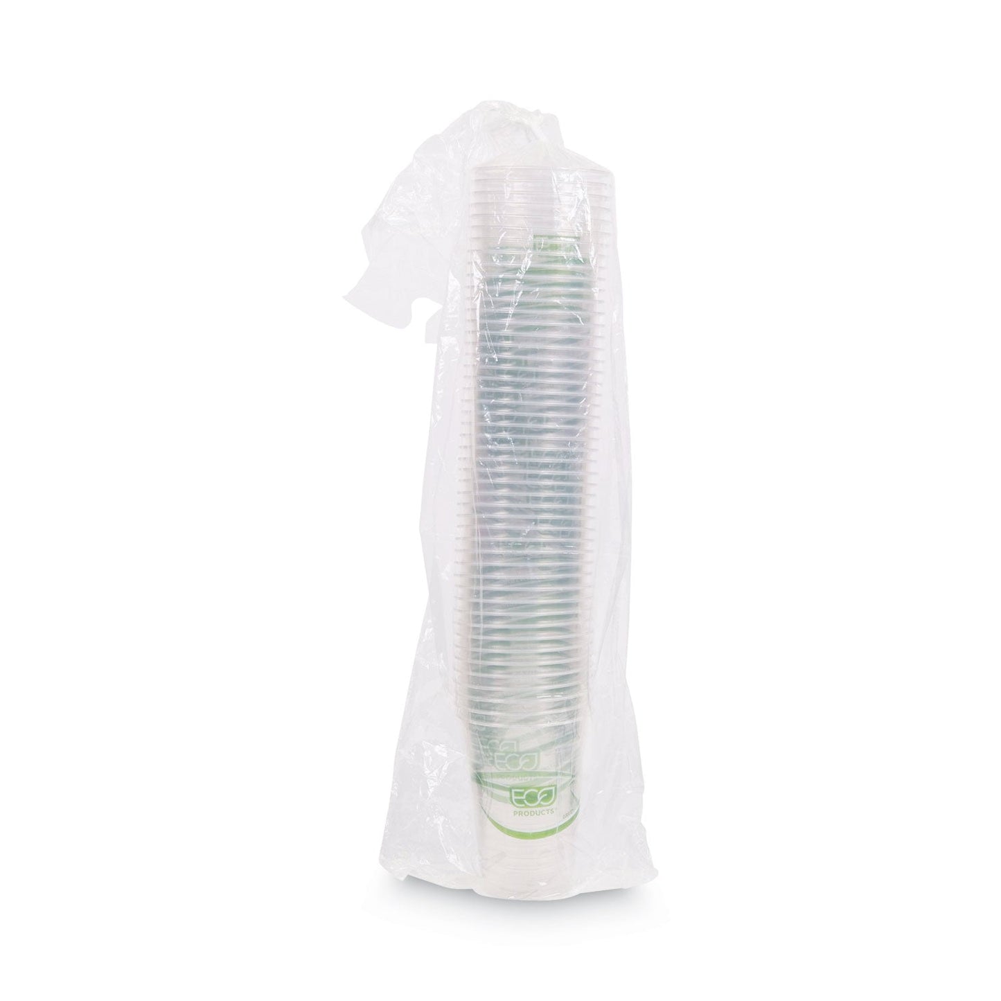 Eco-Products GreenStripe Renewable and Compostable Cold Cups, 16 oz, Clear, 50/Pack, 20 Packs/Carton