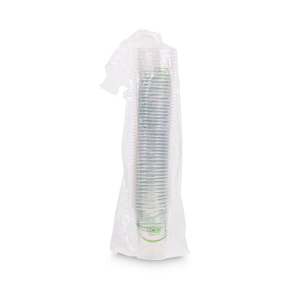 Eco-Products GreenStripe Renewable and Compostable Cold Cups Convenience Pack, Clear, 16 oz, 50/Pack