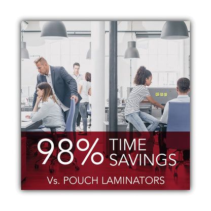 GBC Foton 30 Automated Pouch-Free Laminator, Two Rollers, 1" Max Document Width, 5 mil Max Document Thickness