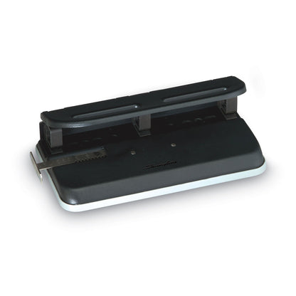 Swingline 24-Sheet Easy Touch Two- to Seven-Hole Precision-Pin Punch, 9/32" Holes, Black