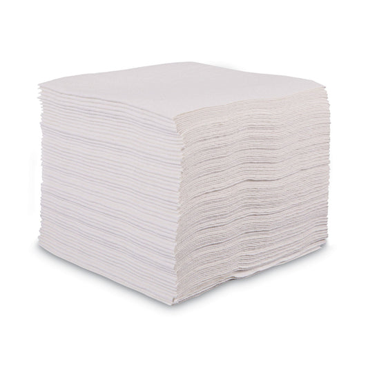 Boardwalk DRC Wipers, 12 x 13, White, 56 Bag, 18 Bags/Carton