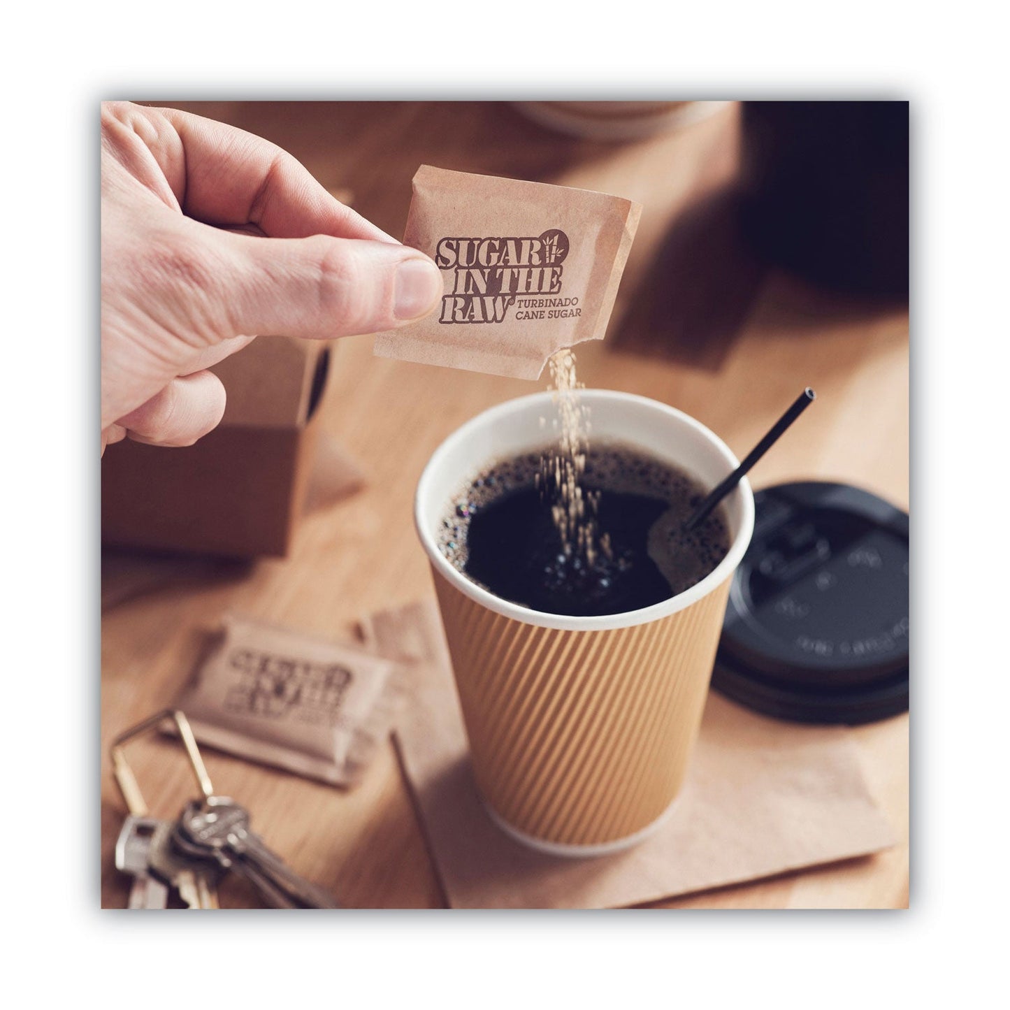 Sugar in the Raw Sugar Packets, 0.2 oz Packets, 200/Box