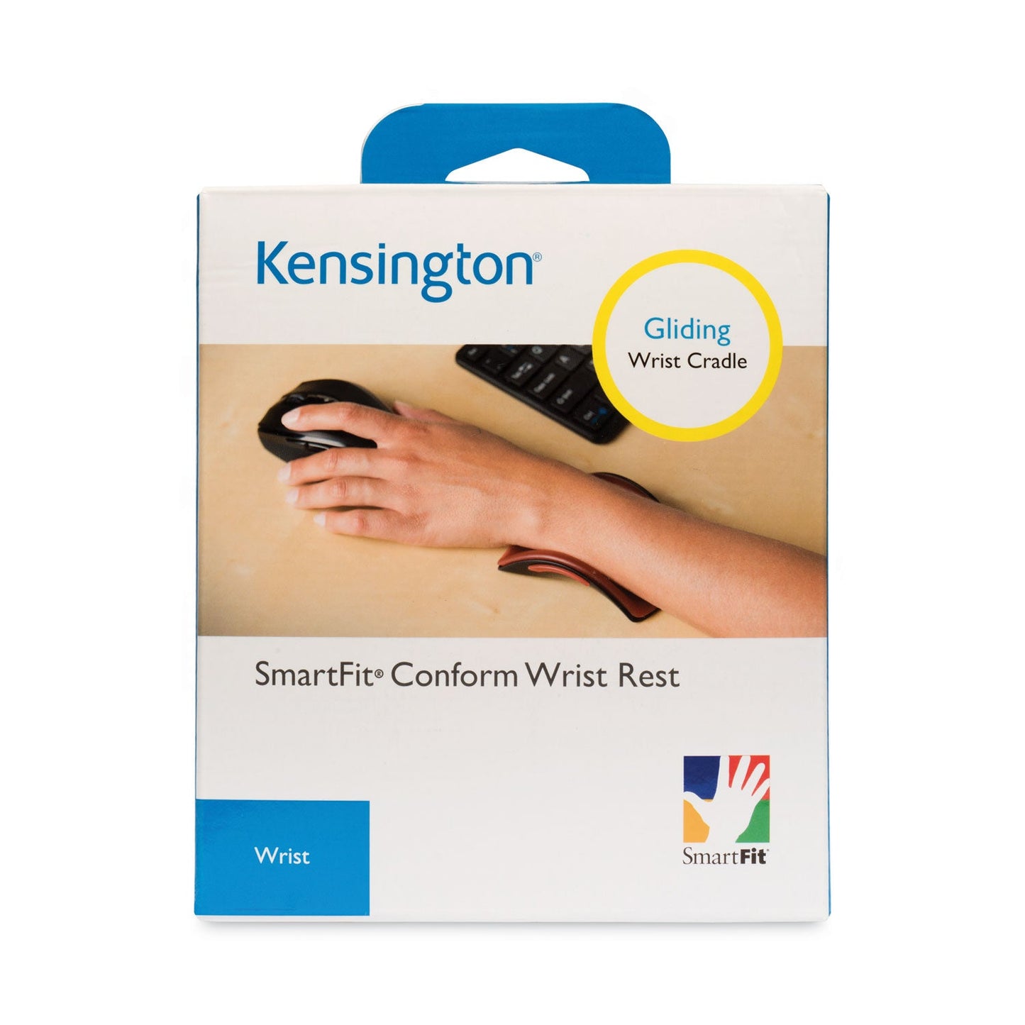 Kensington SmartFit Conform Keyboard Wrist Rest, 6.25 x 5.33, Black