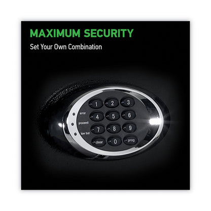 Sentry EF4738E Safe, 4.71 cu ft, 21.7w x 19d x 37.7h, Black