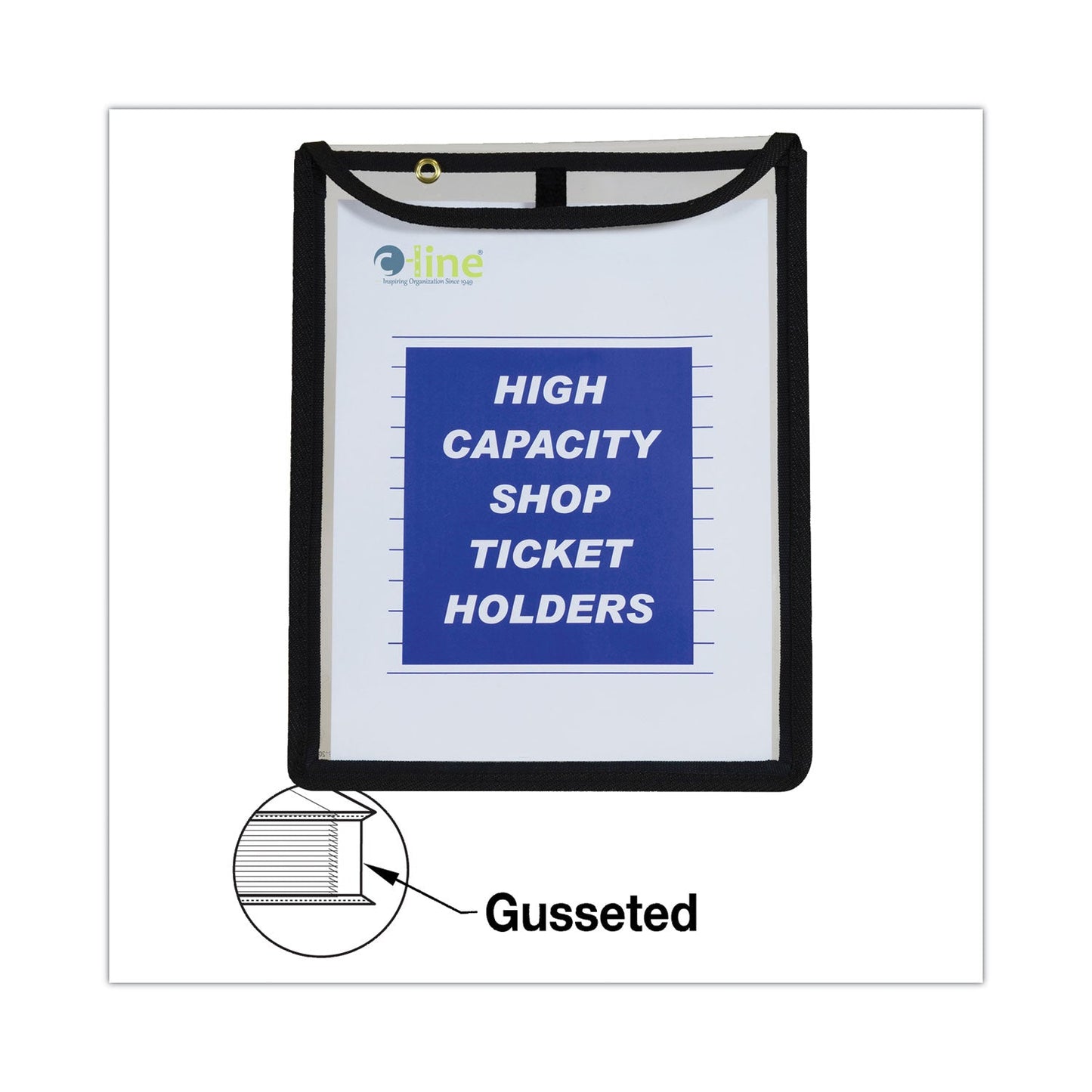 C-Line High Capacity, Shop Ticket Holders, Stitched, 150 Sheets, 9 x 12 x 1, 15/Box