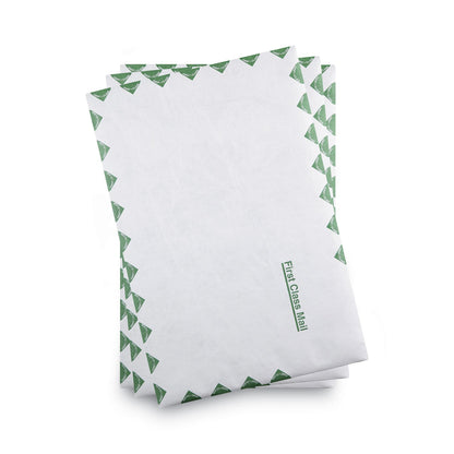 Survivor Lightweight 14 lb Tyvek Catalog Mailers, First Class, #15, Square Flap, Redi-Strip Adhesive Closure, 10 x 15, White, 100/Box