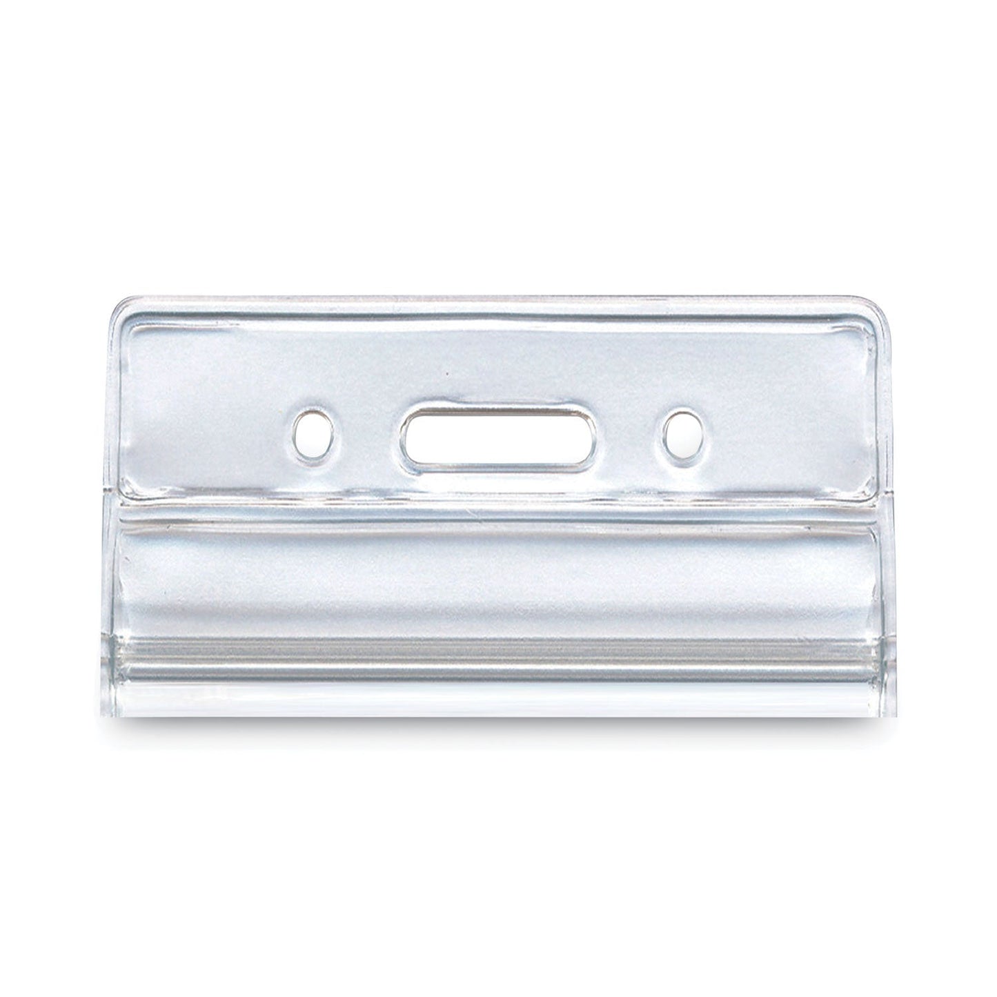 Advantus Resealable ID Badge Holders, Vertical, Frosted 3.68" x 5" Holder, 2.62" x 3.75" Insert, 50/Pack