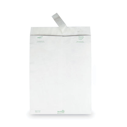 Survivor Lightweight 14 lb Tyvek Catalog Mailers, #13 1/2, Square Flap, Redi-Strip Adhesive Closure, 10 x 13, White, 50/Box
