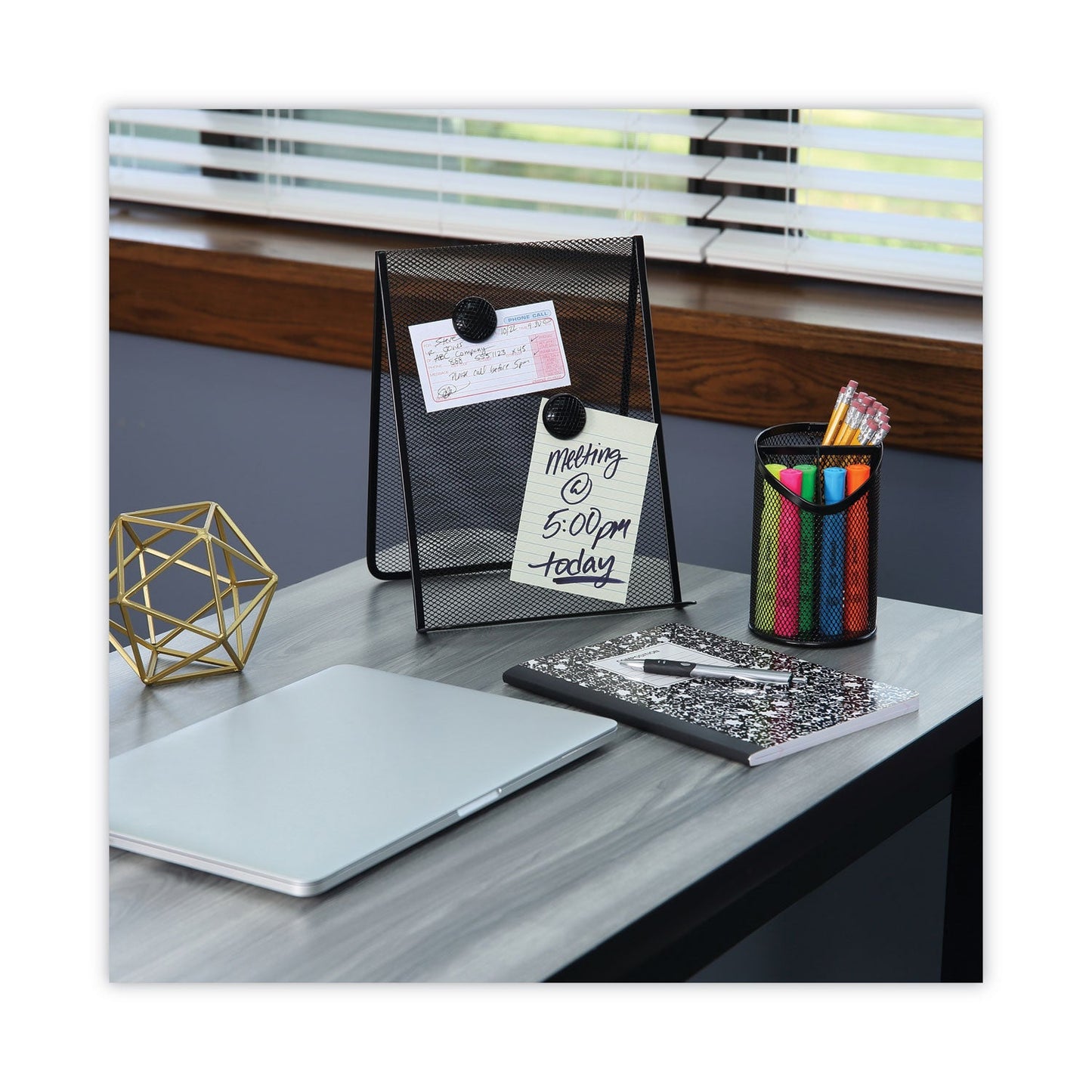 Universal Comfort Grip Gel Pen, Retractable, Medium 0.7 mm, Black Ink, Silver Barrel, Dozen