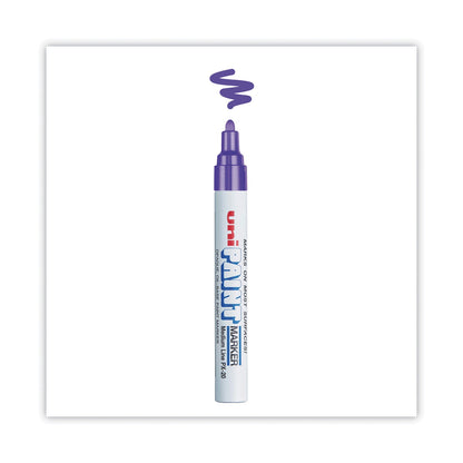 uni Permanent Marker, Medium Bullet Tip, Violet
