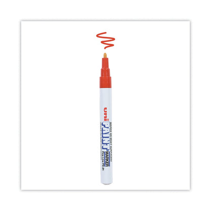 uni Permanent Marker, Fine Bullet Tip, Red