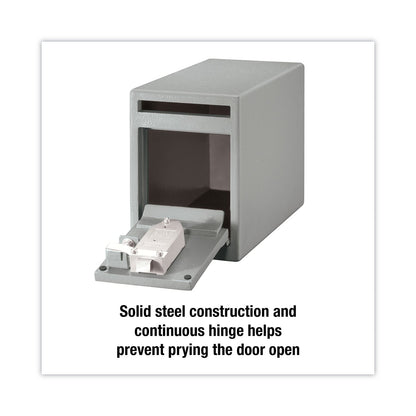 Sentry UC025K Safe, 0.23 cu ft, 6 x 12.3 x 8.5, Silver