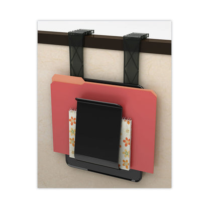 deflecto Stand Tall Wall File, Legal/Letter/Oversized Size, 9.25" x 10.63", Black