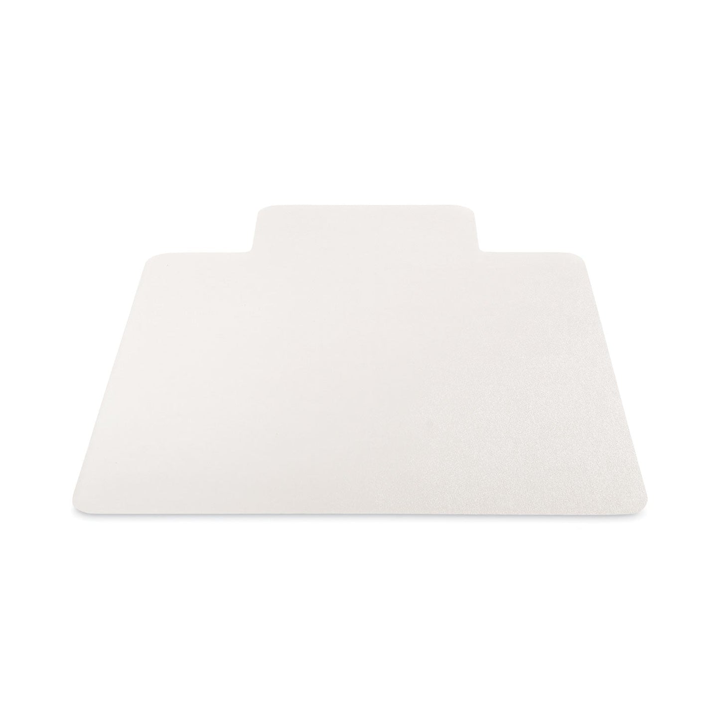 deflecto EconoMat All Day Use Chair Mat for Hard Floors, Lip, 46 x 60, Low Pile, Clear