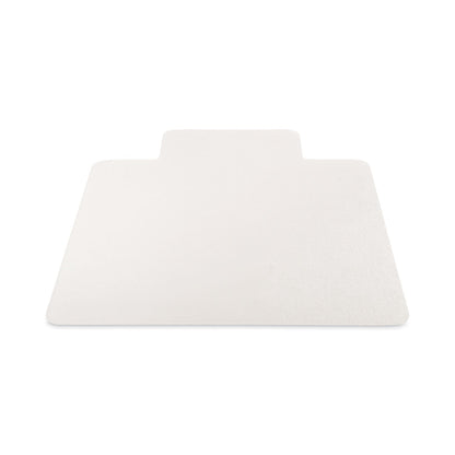 deflecto EconoMat All Day Use Chair Mat for Hard Floors, Lip, 46 x 60, Low Pile, Clear