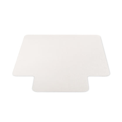 deflecto EconoMat All Day Use Chair Mat for Hard Floors, Lip, 46 x 60, Low Pile, Clear