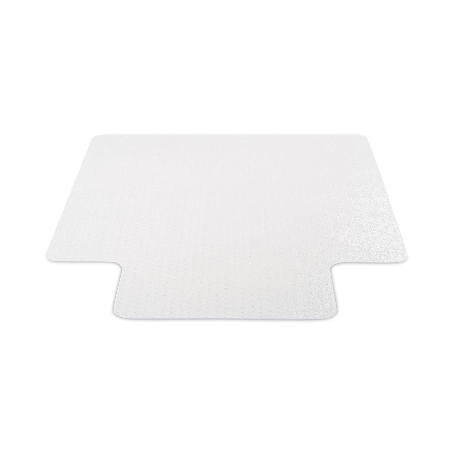 deflecto SuperMat Frequent Use Chair Mat for Medium Pile Carpet, 46 x 60, Wide Lipped, Clear