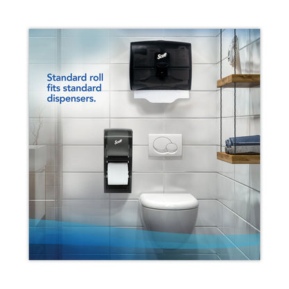 Scott Essential Standard Roll Bathroom Tissue for Business, Septic Safe, 2-Ply, White, 550 Sheets/Roll, 80/Carton