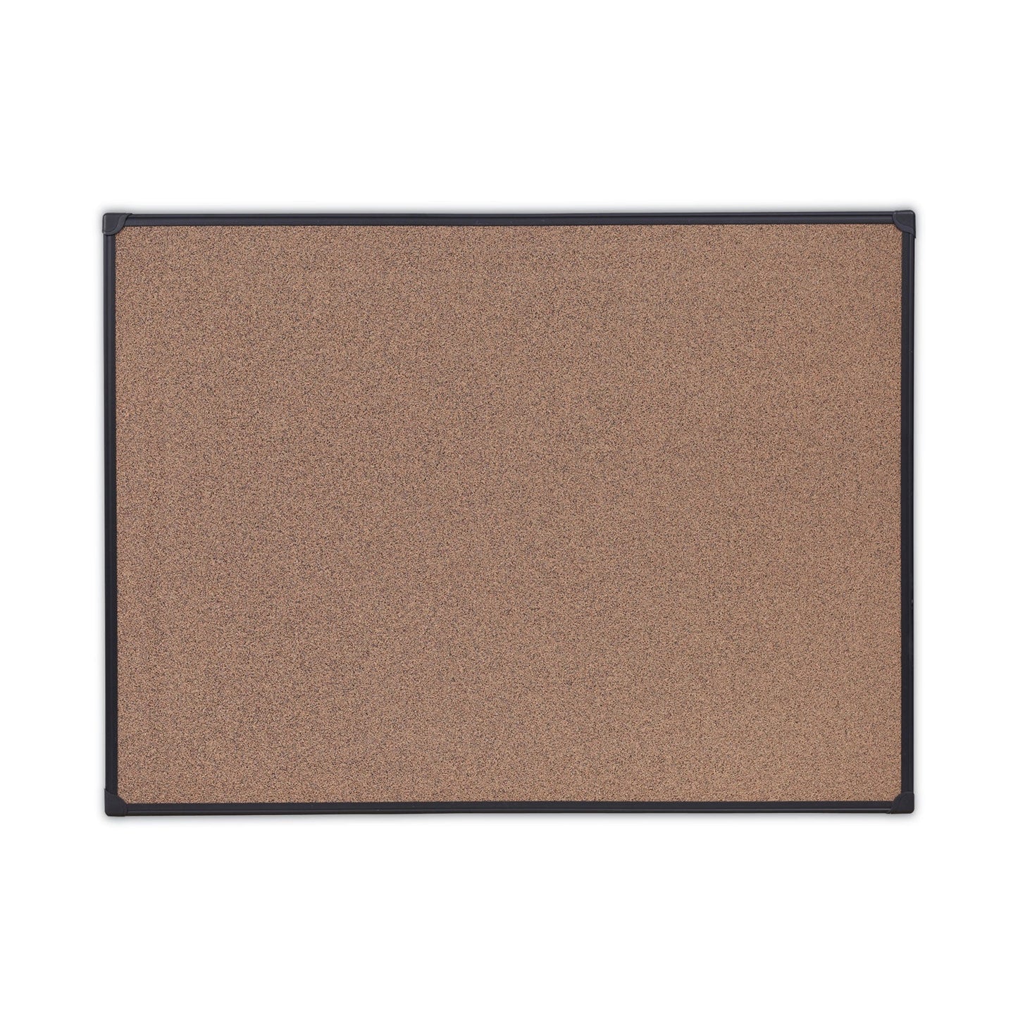 Universal Tech Cork Board, 48 x 36, Cork, Black Frame