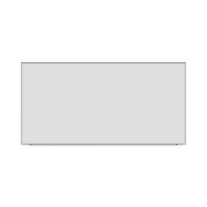 Universal Dry Erase Board, Melamine, 96 x 48, Satin-Finished Aluminum Frame