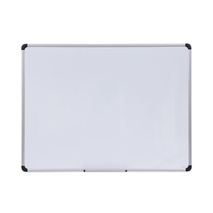 Universal Magnetic Steel Dry Erase Board, 48 x 36, White, Aluminum Frame