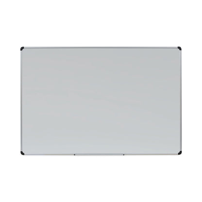 Universal Magnetic Steel Dry Erase Board, 72 x 48, White, Aluminum Frame