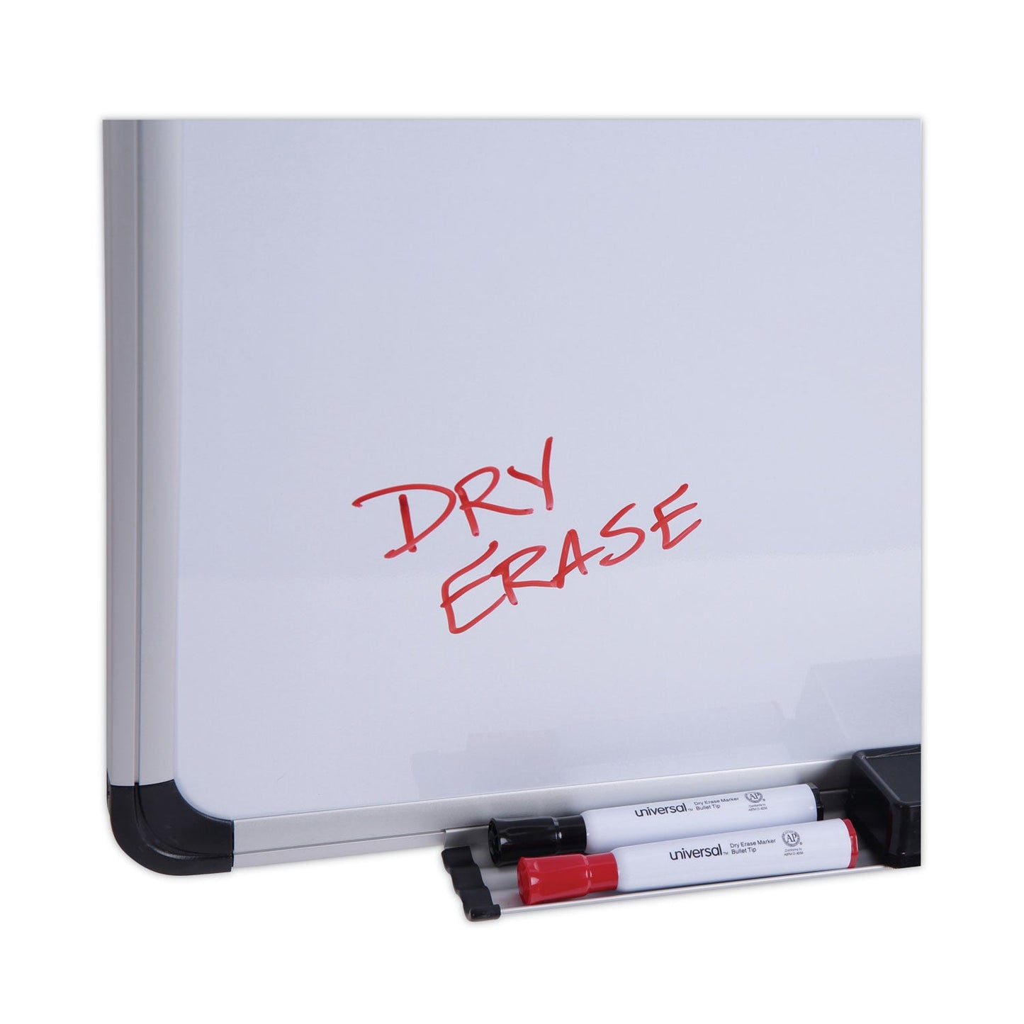 Universal Porcelain Magnetic Dry Erase Board, 24 x 36, White
