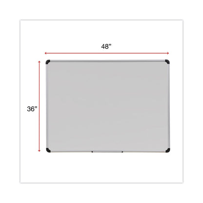 Universal Porcelain Magnetic Dry Erase Board, 48 x 36, White