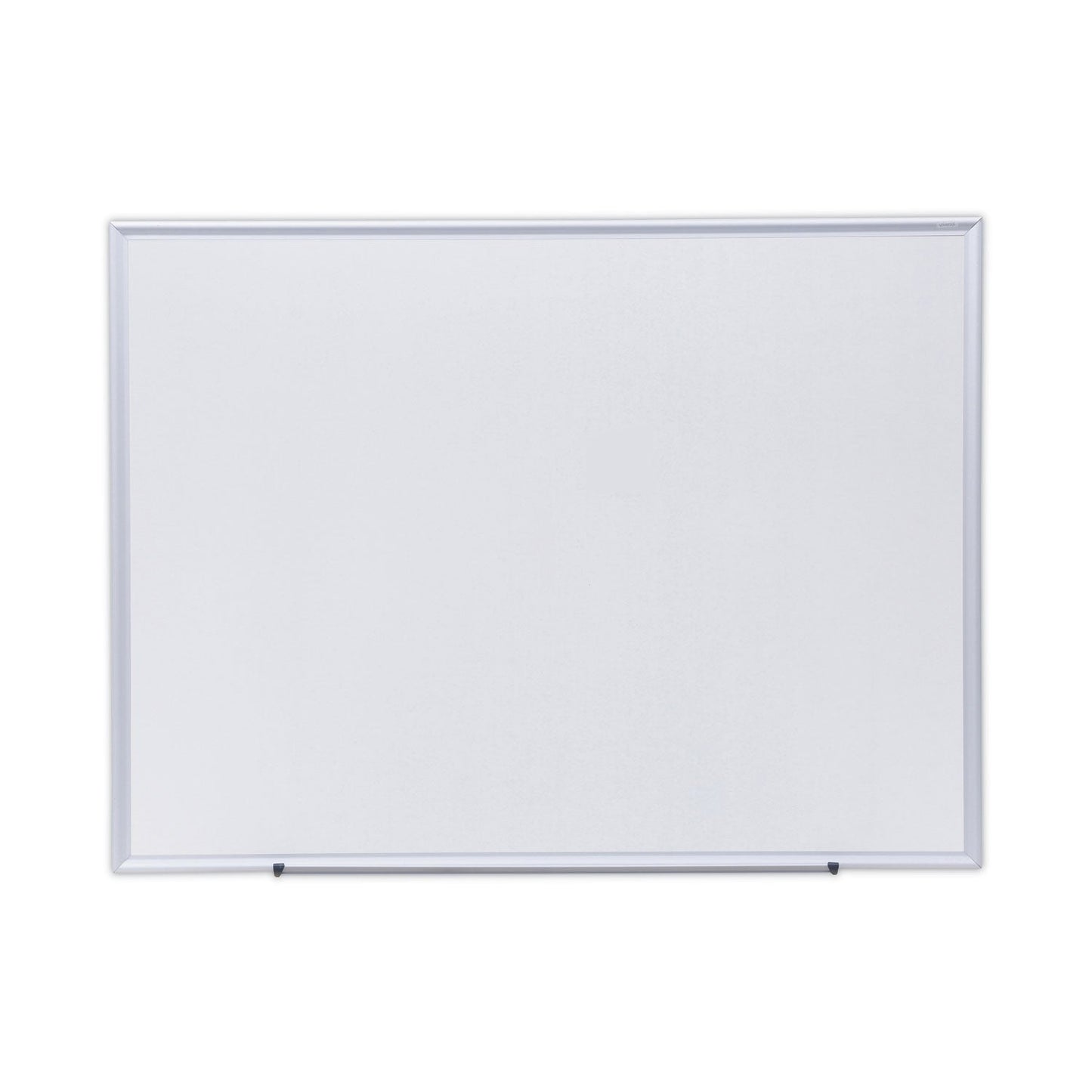 Universal Dry Erase Board, Melamine, 48 x 36, Aluminum Frame