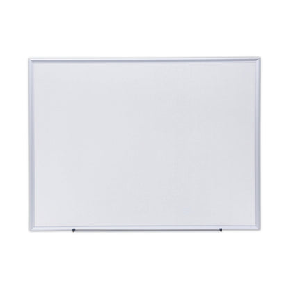Universal Dry Erase Board, Melamine, 48 x 36, Aluminum Frame
