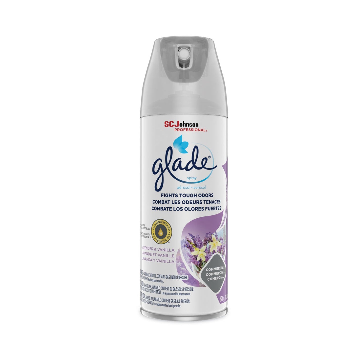 Glade Air Freshener, Lavender/Vanilla, 13.8 oz, 12/Carton
