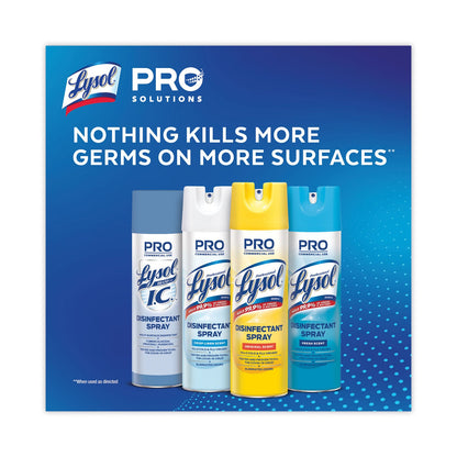 Professional LYSOL Disinfectant Spray, Original Scent, 19 oz Aerosol Spray, 12/Carton