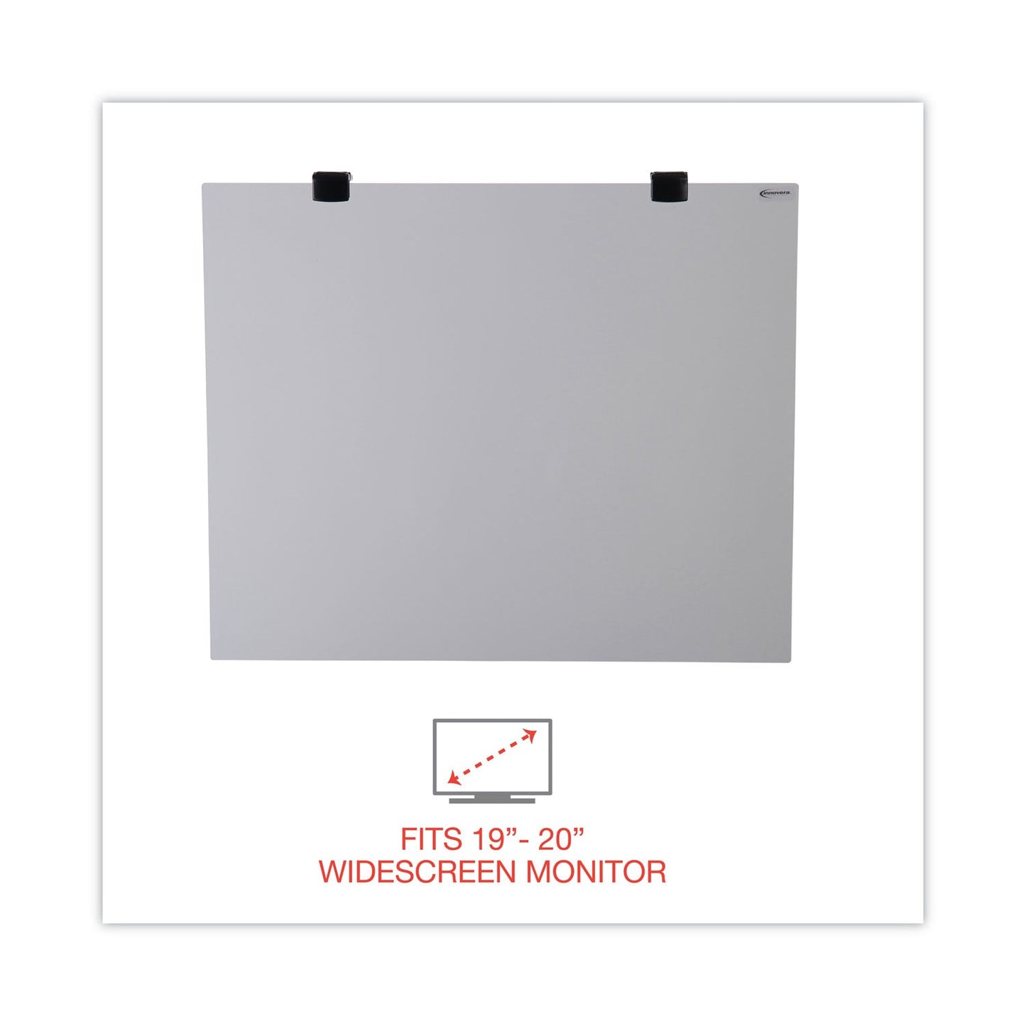 Innovera Protective Antiglare LCD Monitor Filter, Fits 19"-20" Widescreen LCD, 16:10