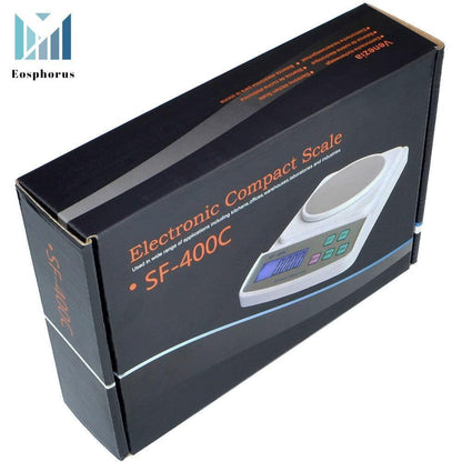 Ounce and Gram Scale 0.01g Accuracy Mass Balance Chemistry Digital Scale Electronic LCD Science Lab Laboratory Digital Scale   USB Charger and AC DC Adapter Included
