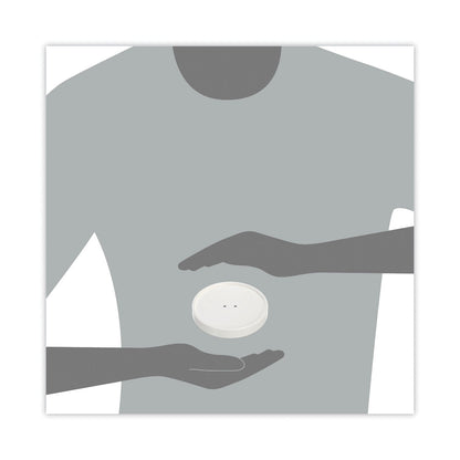 Dart Paper Lids for 16 oz Food Containers, Vented, 3.9" Diameter x 0.9"h, White, 25/Bag, 20 Bags/Carton