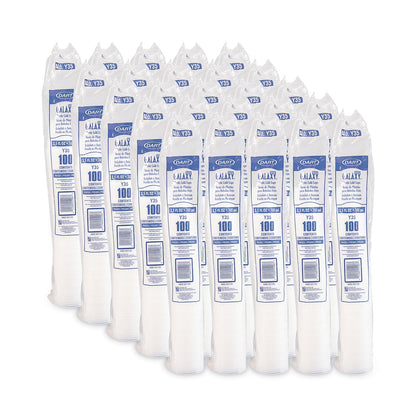 Dart High-Impact Polystyrene Cold Cups, 3.5 oz, Translucent, 100/Pack